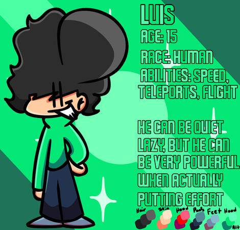 The Reference Sheet For My Sona.